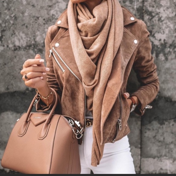 Blank NYC Jackets & Blazers - SOLD Blank NYC suede tassel fringe moto jacket